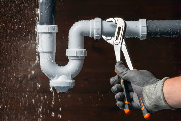 Professional Emergency Plumber technician working in Hooversville, PA